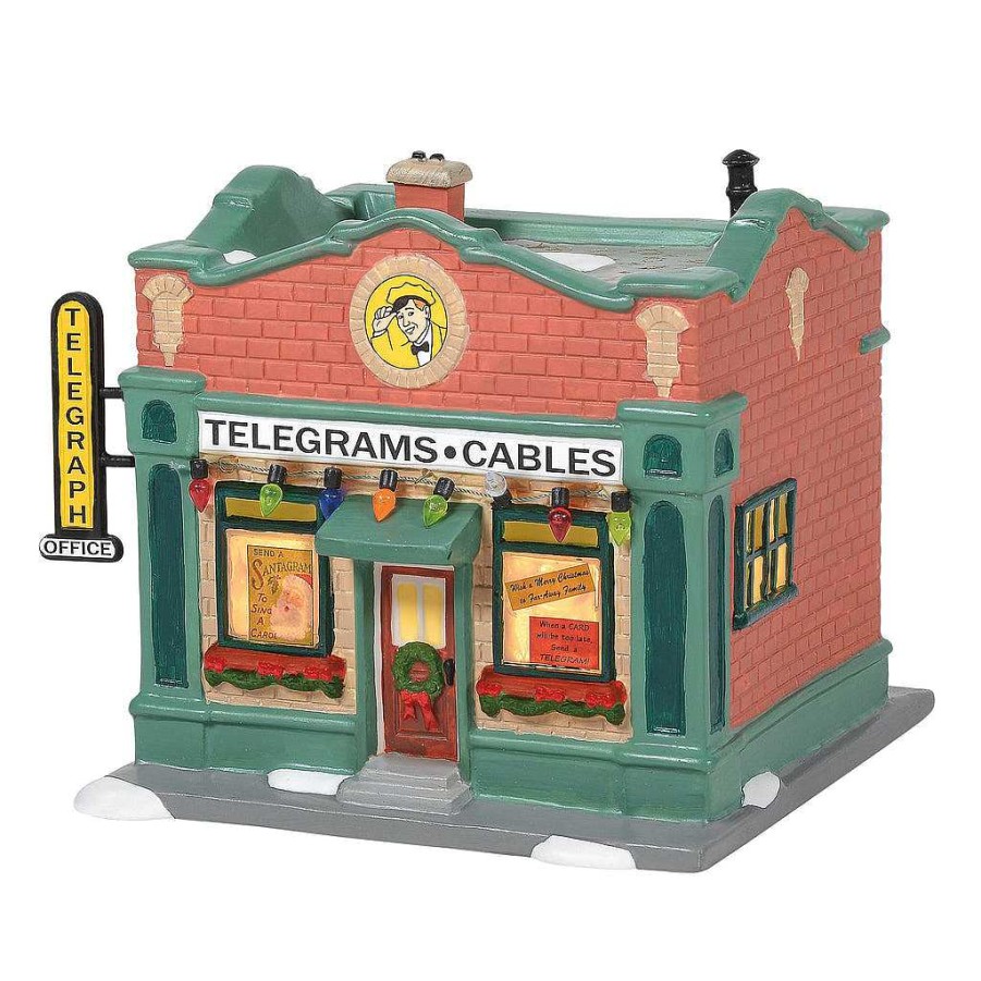 Department 56 Hohman Telegraph Office A Christmas Story Village