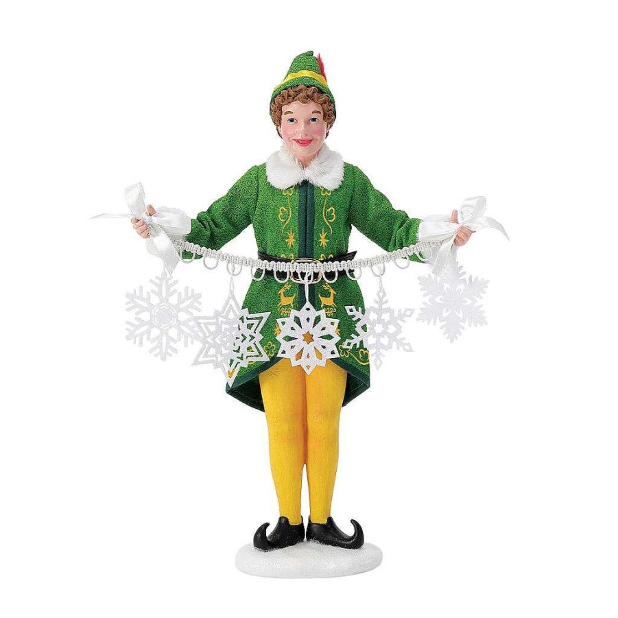 Department 56 Buddy Making Snowflakes Licensed