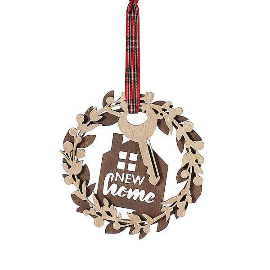 Department 56 New Home Wreath Orn Flourish