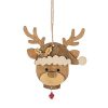 Department 56 Reindeer Face Orn Flourish