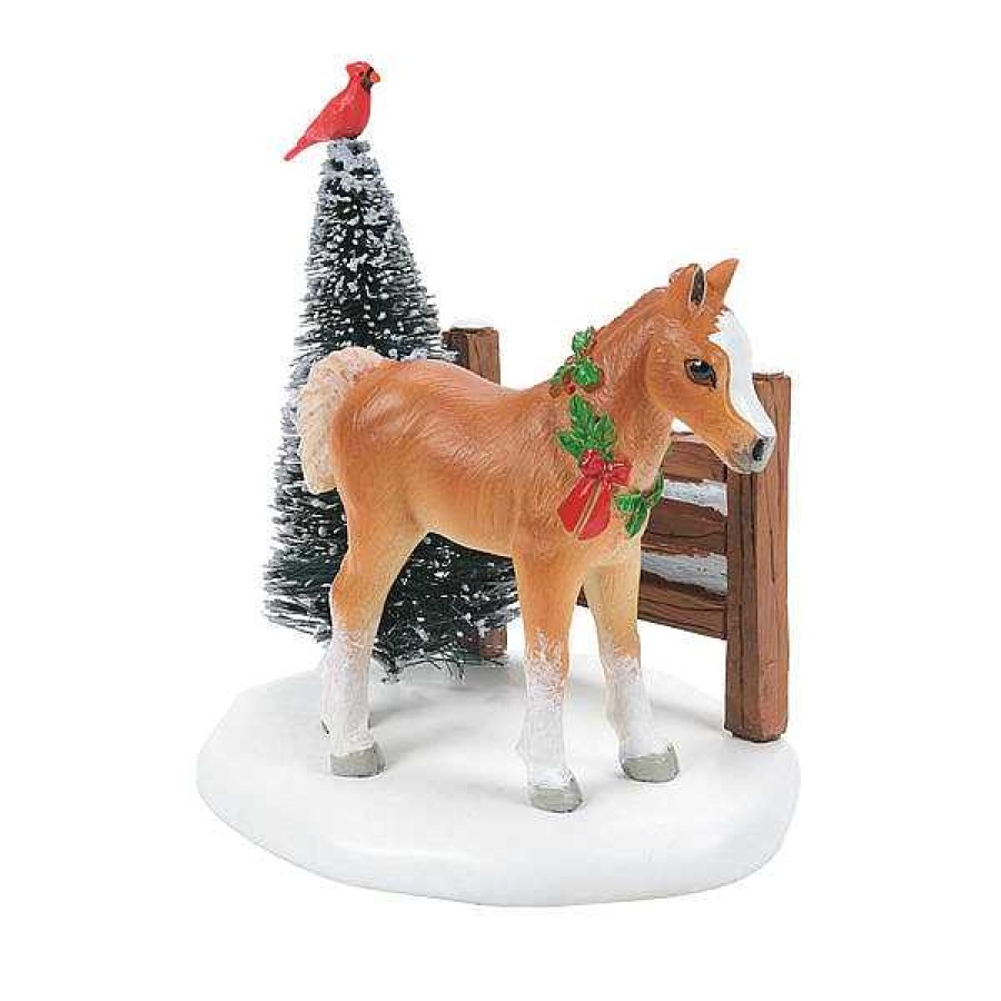 Department 56 Cardinal Christmas Pony Village Accessories