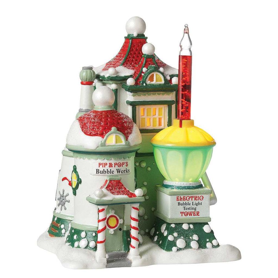 Department 56 Pip & Pop'S Bubble Works North Pole Series