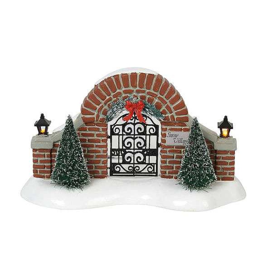 Department 56 Snow Village Gate Original Snow Village