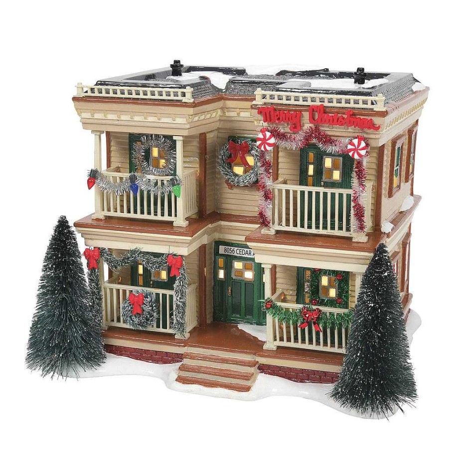 Department 56 Holiday Flats Original Snow Village