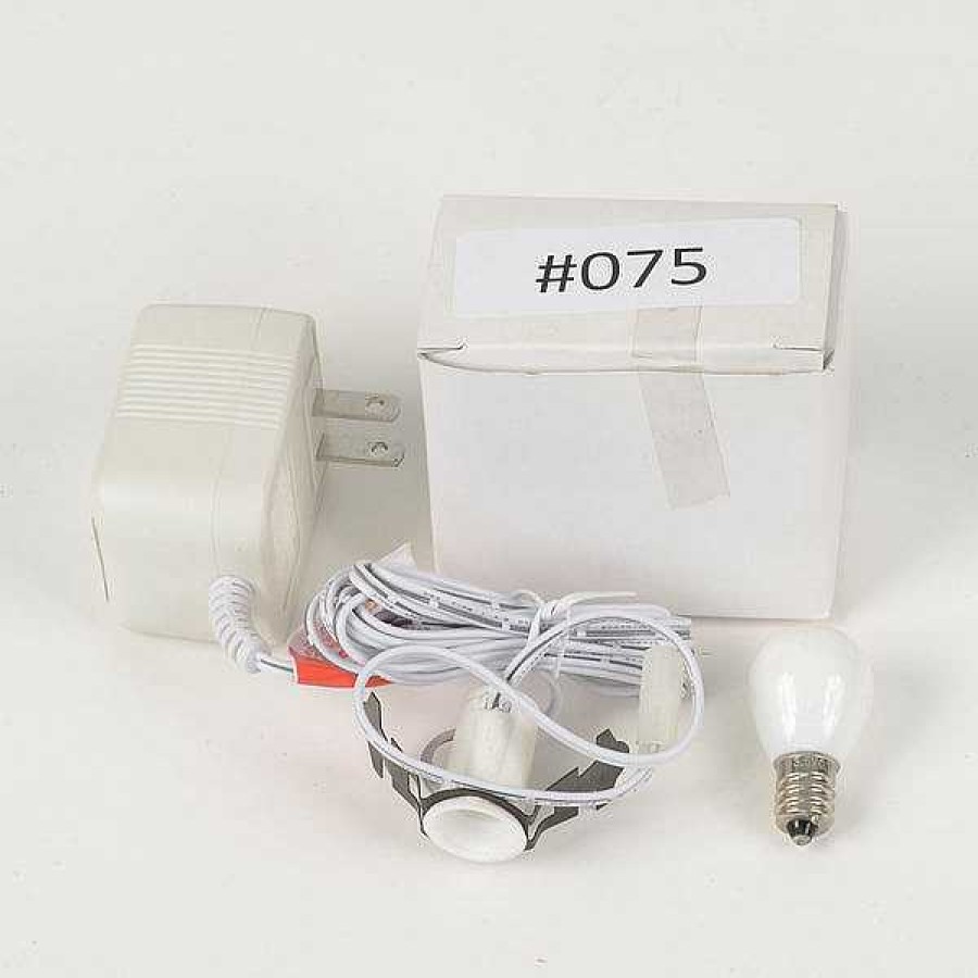 Department 56 Replacement Adapter 3V Dc 650Ma White Male Aux Clip Replacement Parts