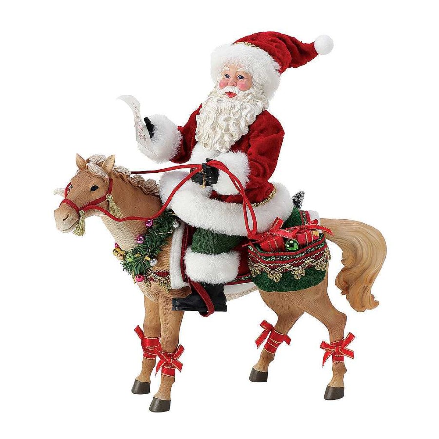 Department 56 Gift Horse New Santas