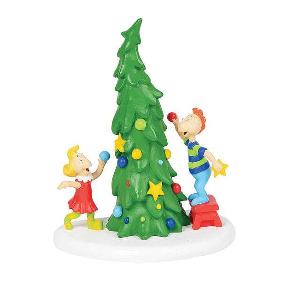 Department 56 Who-Ville Christmas Tree Grinch Villages