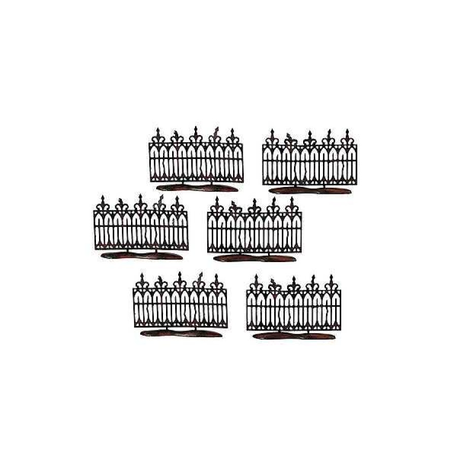 Department 56 Spooky Wrought Iron Fence Village Halloween Accessories