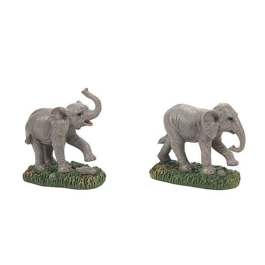 Department 56 Zoological Garden Elephant St2 Village Accessories