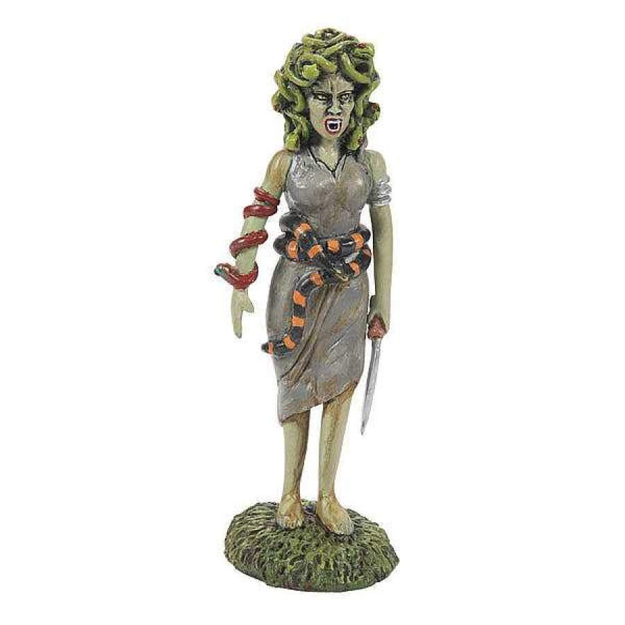 Department 56 Medusa, The Gorgon Snow Village Halloween