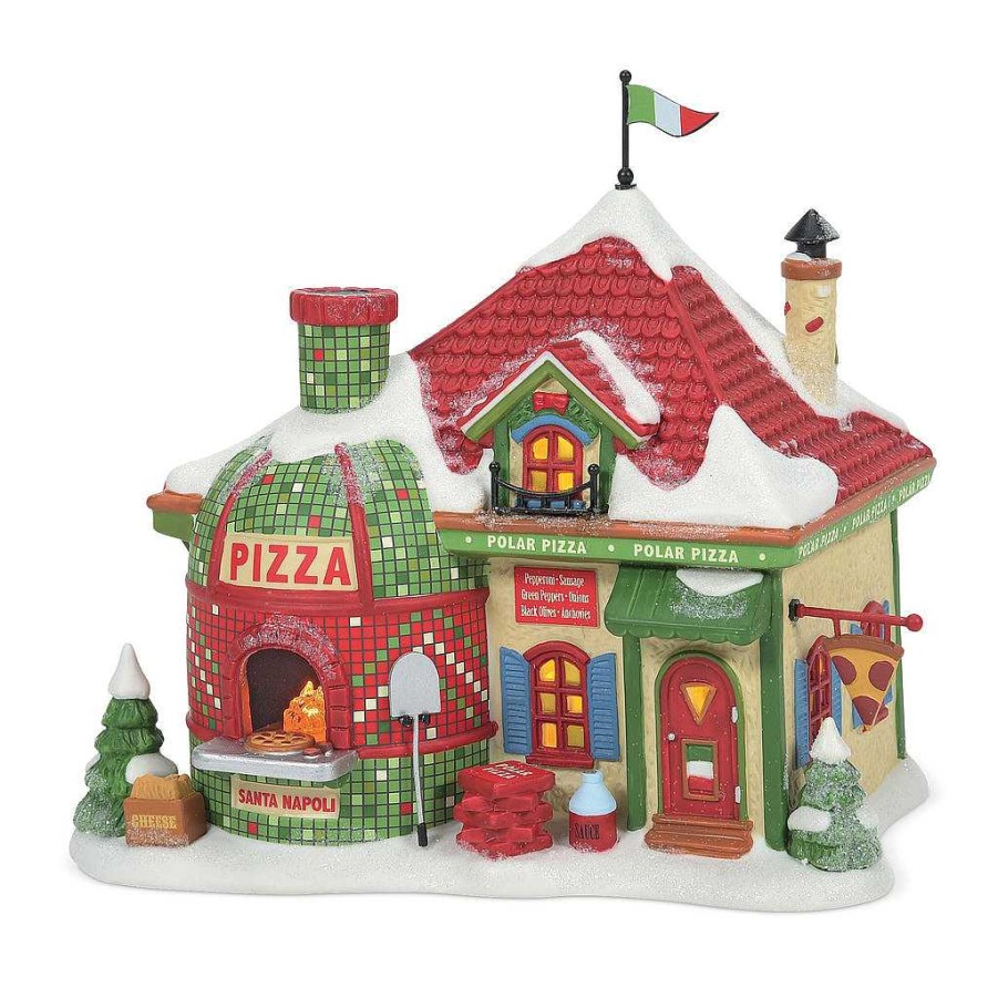 Department 56 North Pole Polar Pizza North Pole Series