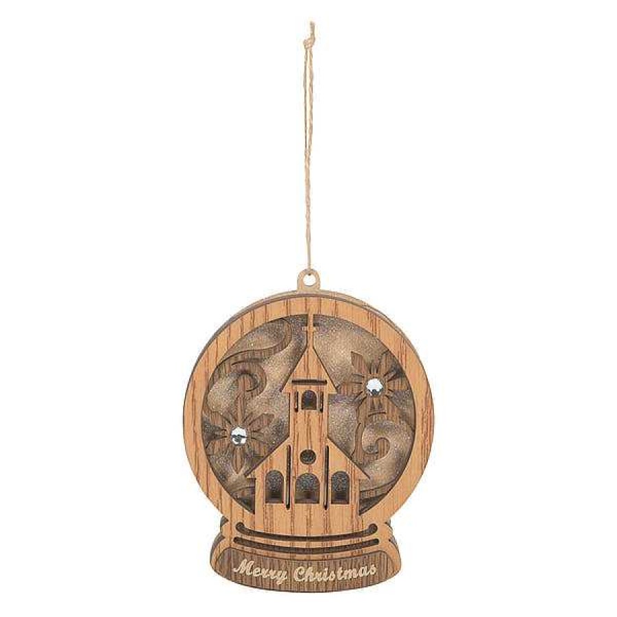 Department 56 Globe With Church Orn Sale