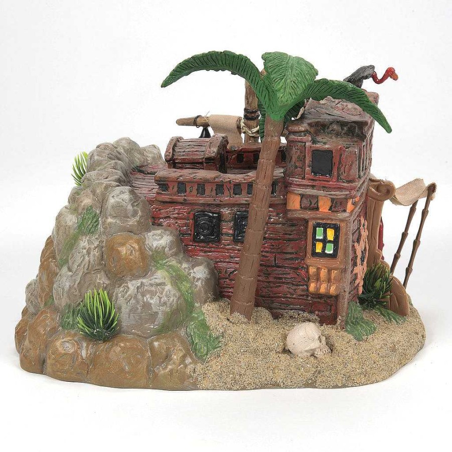 Department 56 Pirate Haven Hideaway Snow Village Halloween