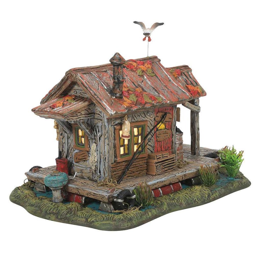 Department 56 Haunted Swamp Shanty Snow Village Halloween