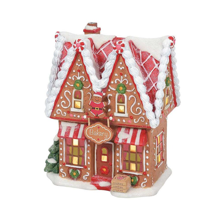 Department 56 Gingerbread Bakery North Pole Series