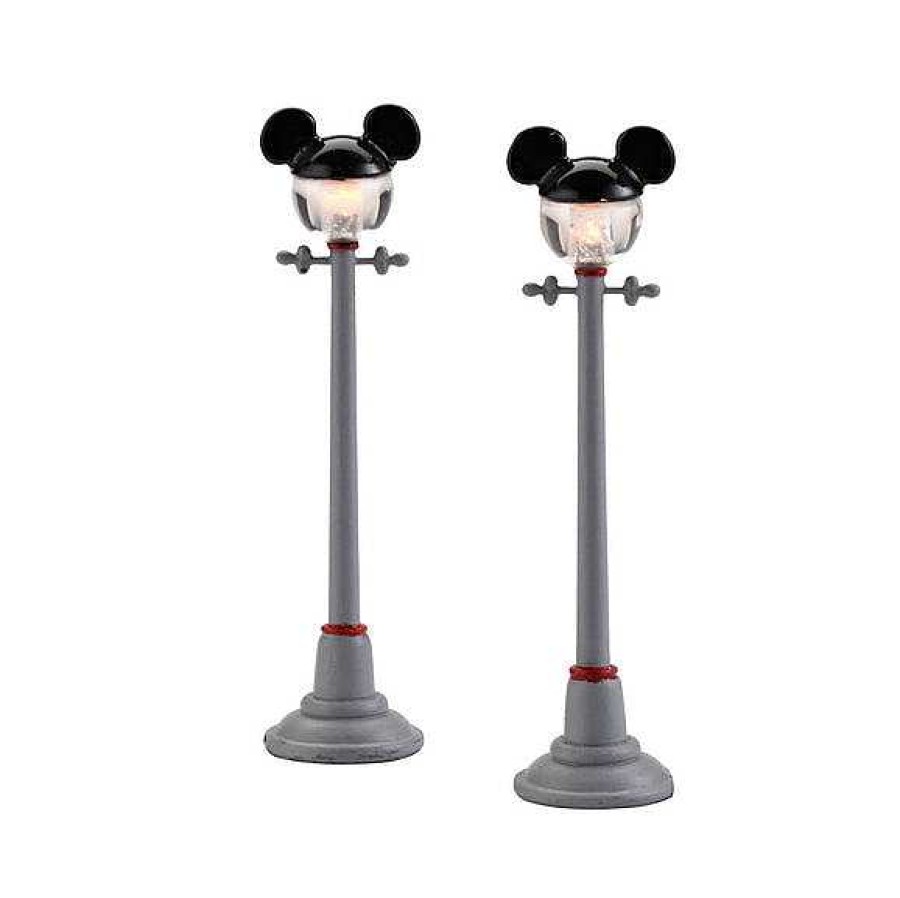 Department 56 Mickey Street Lights Disney Village