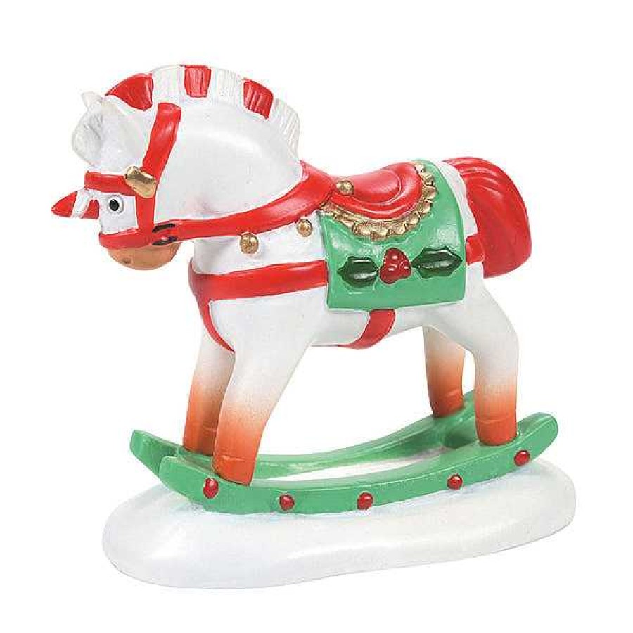 Department 56 Christmas Rocking Horse Village Accessories