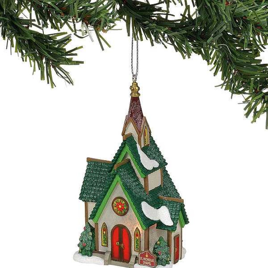 Department 56 St. Nicholas Chapel Orn North Pole Series