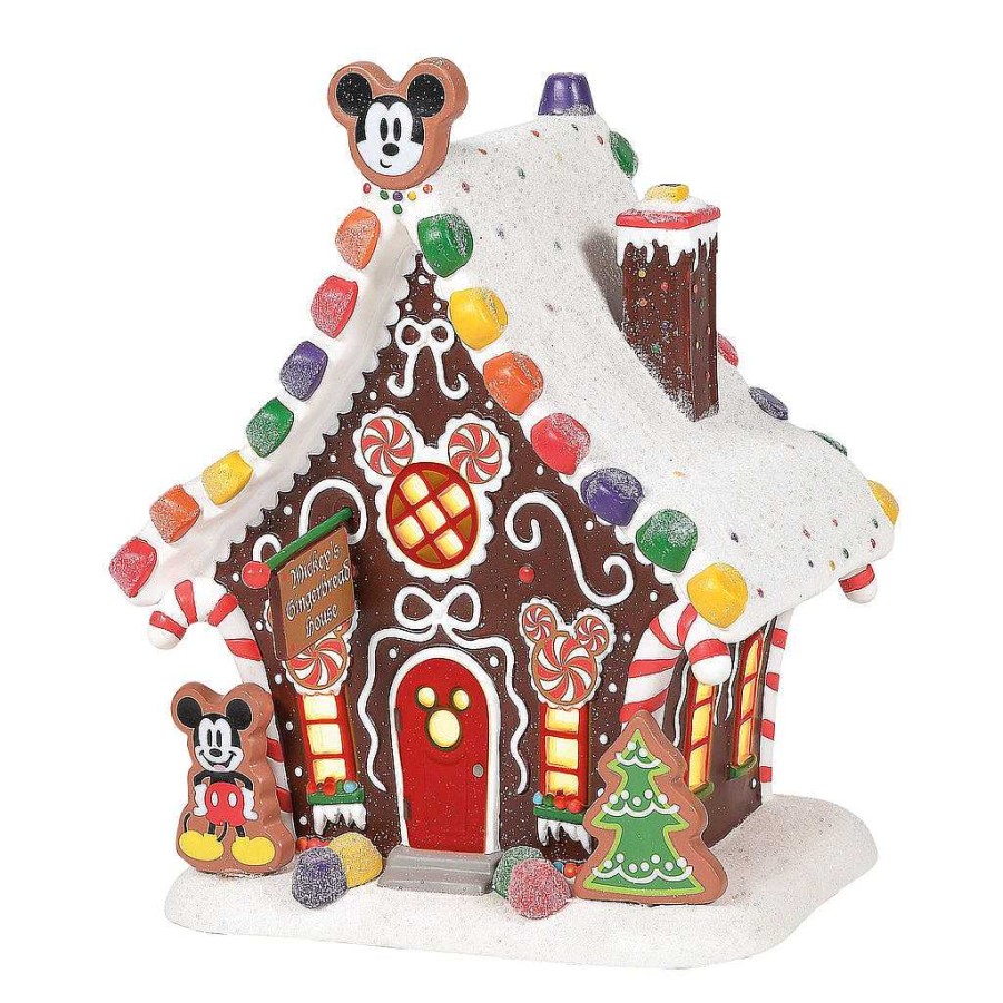 Department 56 Mickey'S Gingerbread House Disney Village