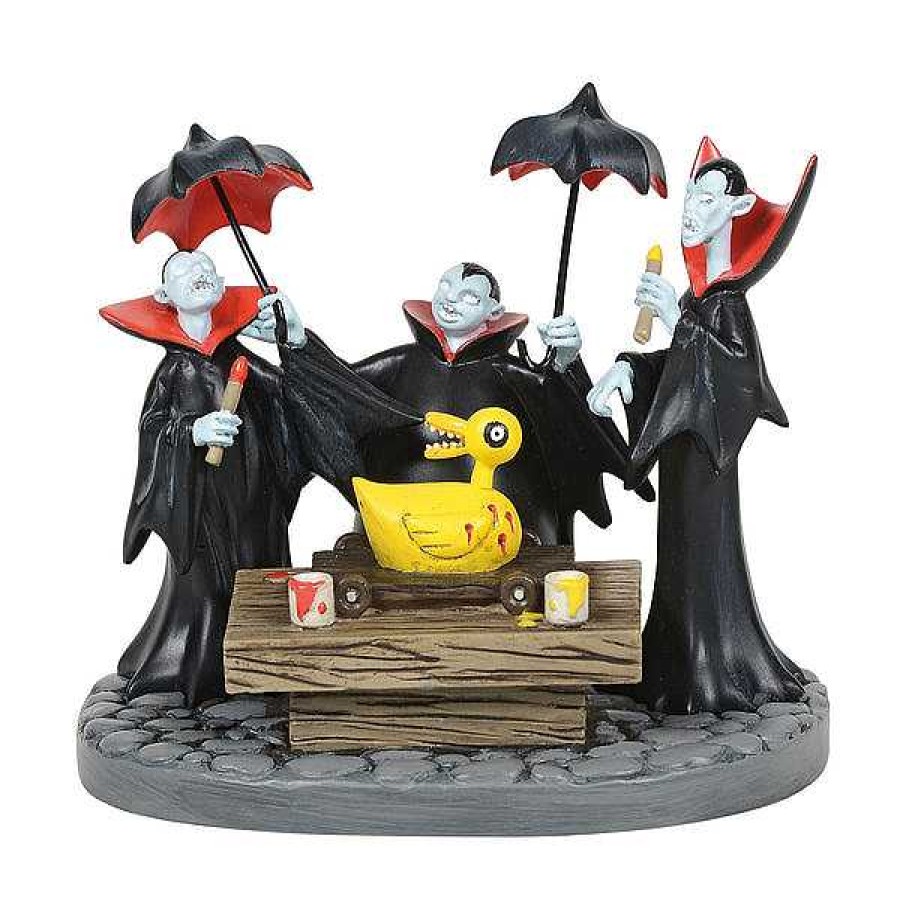 Department 56 Vampire Brothers Prepare Duck Nightmare Before Christmas Village