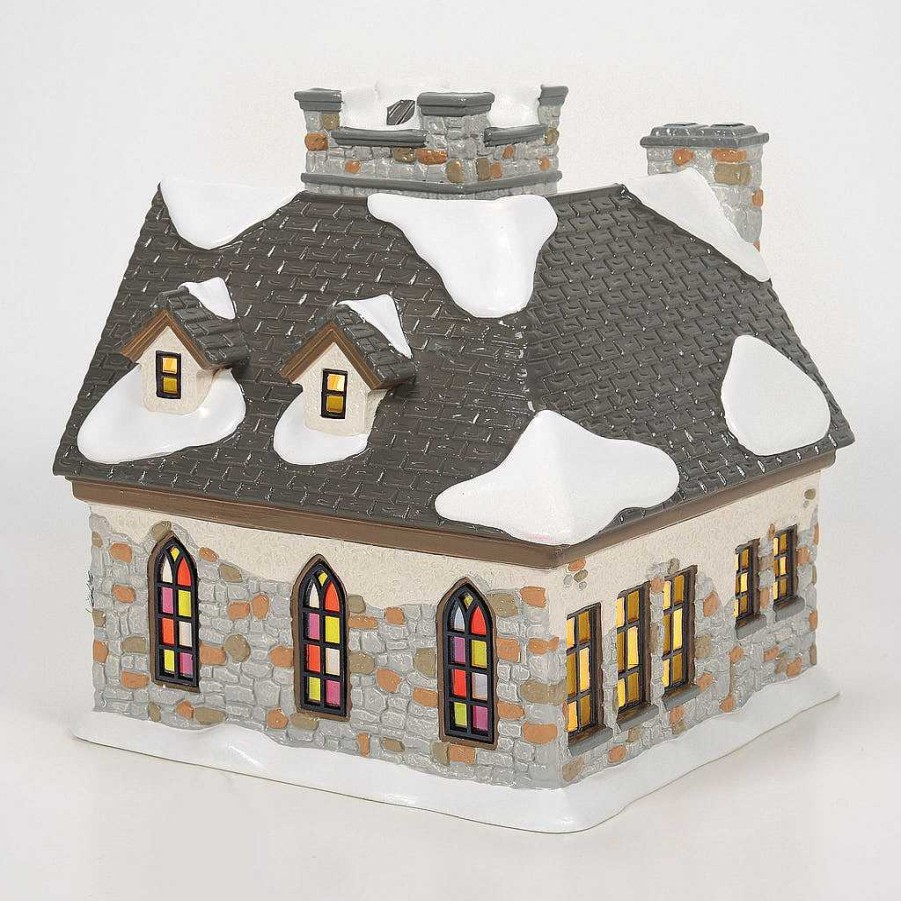 Department 56 Woodlands Family Church Original Snow Village