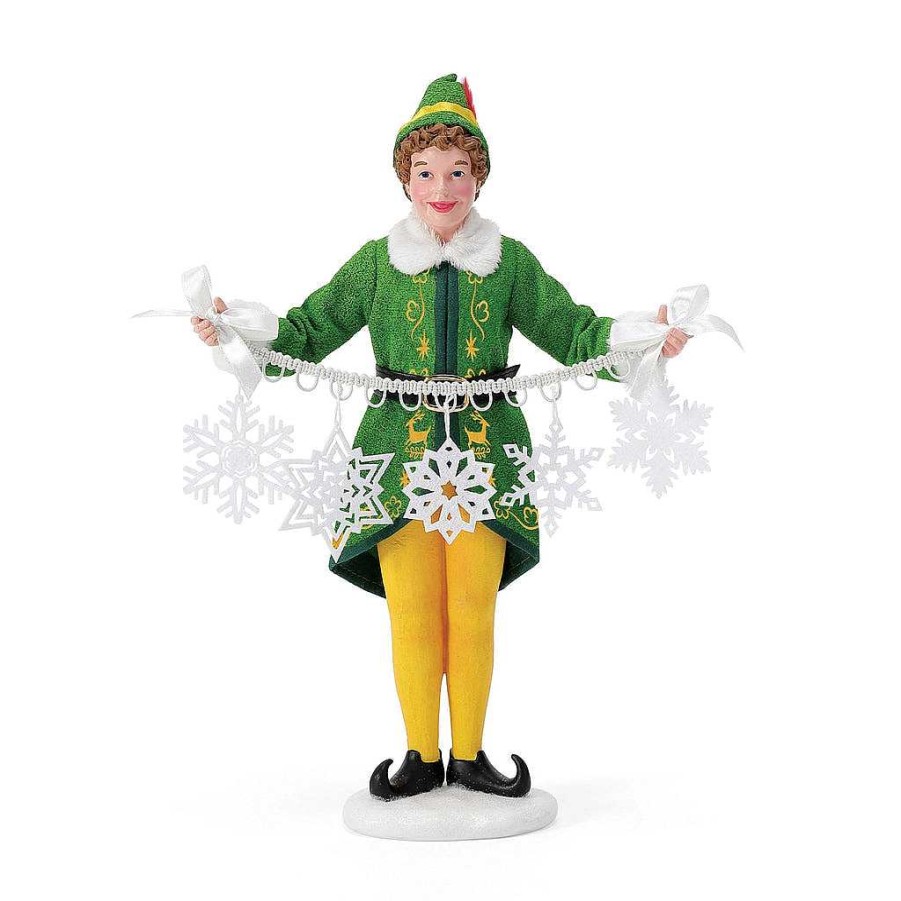 Department 56 Buddy Making Snowflakes Licensed