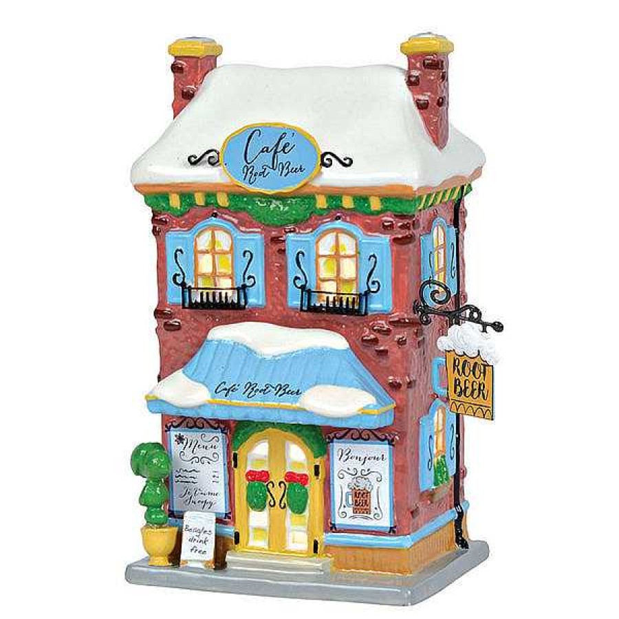 Department 56 Snoopy'S Root Beer Cafe Peanuts Village