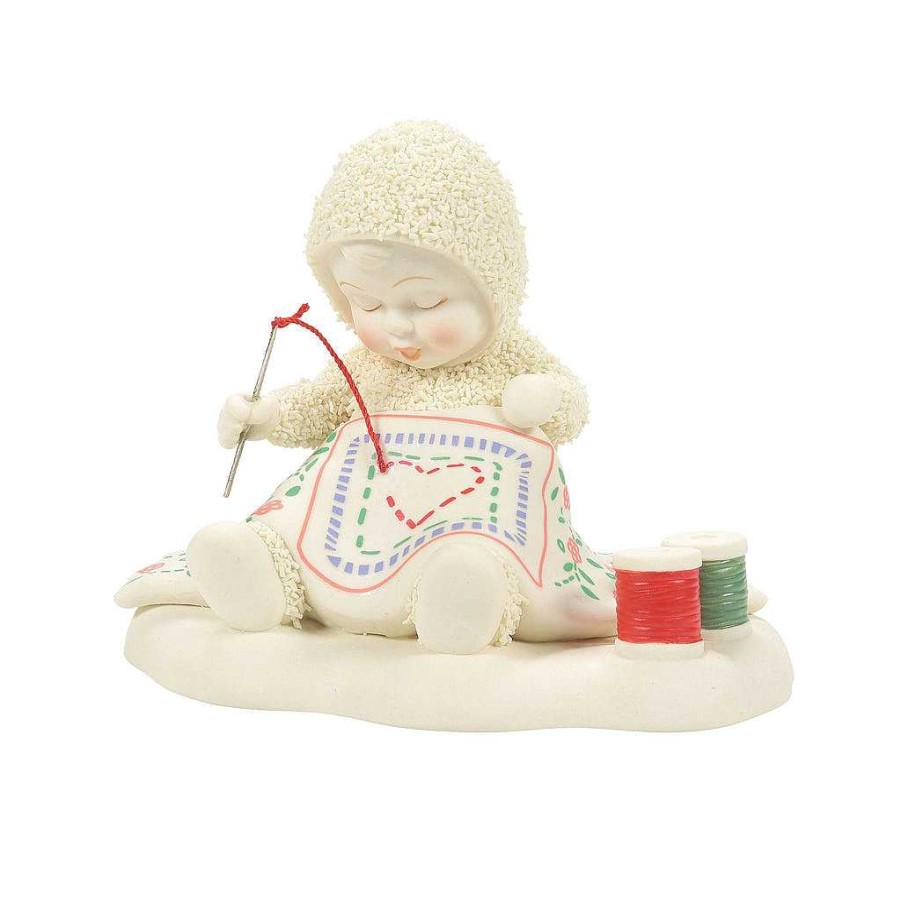 Department 56 Embroidered In Love Snowbabies Christmas Memories