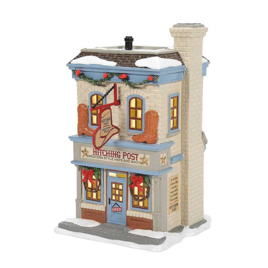 Department 56 Hitching Post Original Snow Village