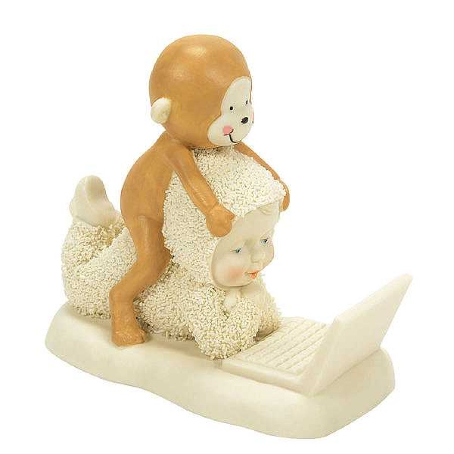 Department 56 Get A Monkey Off Your Back Snowbabies Classic Collection