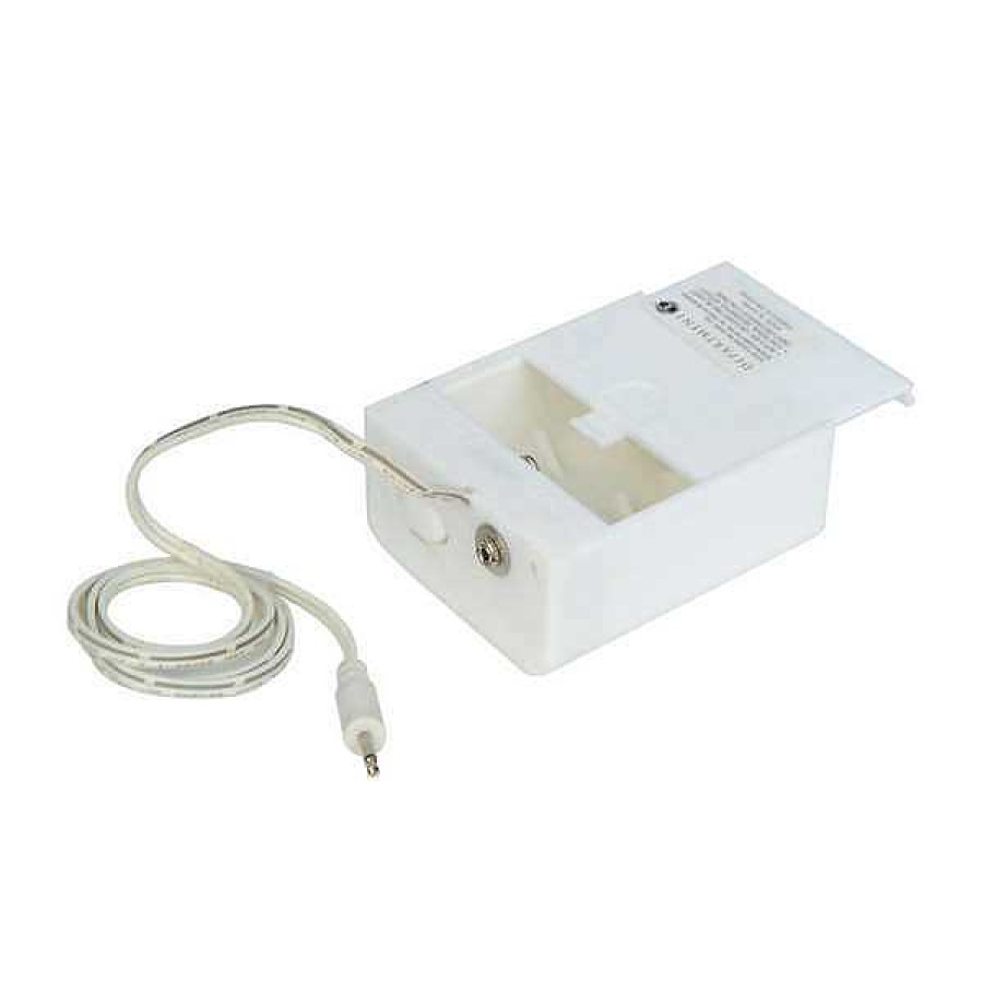 Department 56 White Battery Box-Uses 2 C Batteries Replacement Parts