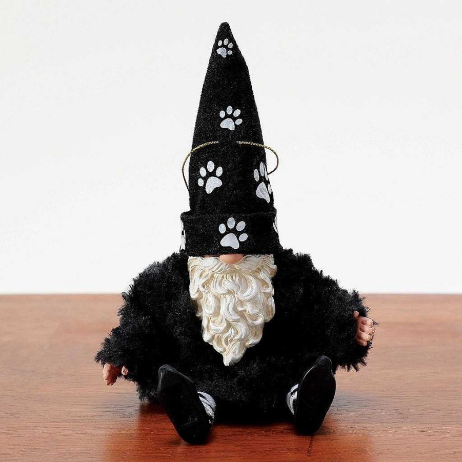 Department 56 Gnome Furry Pet Orn Blk Sale