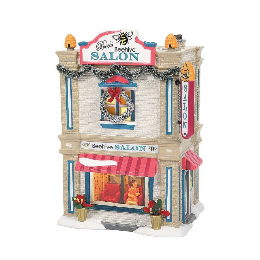 Department 56 Bea'S Beehive Salon Original Snow Village