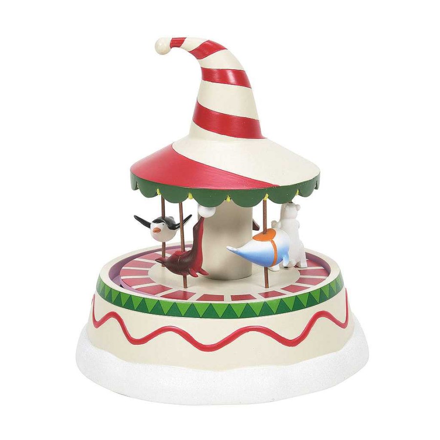 Department 56 Christmas Town Carousel Nightmare Before Christmas Village