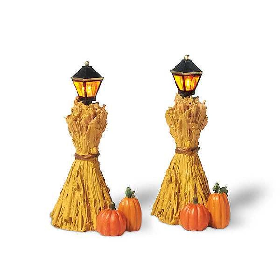 Department 56 Corn Stalk Lanterns Village Halloween Accessories