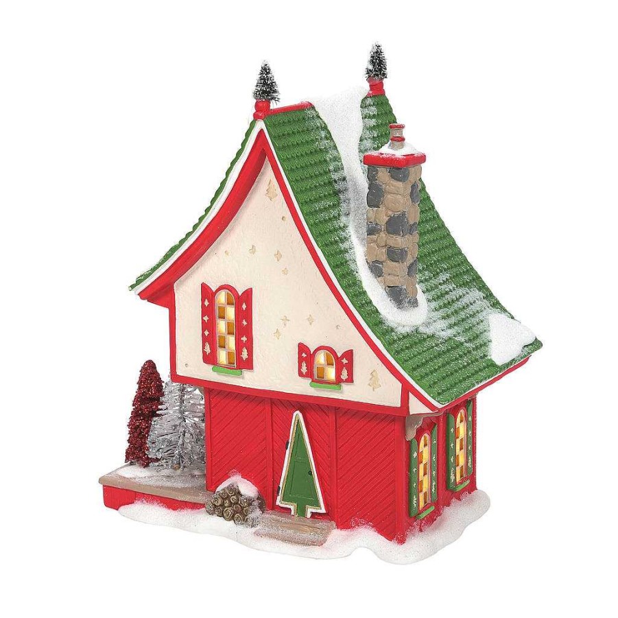 Department 56 North Pole Sisal Tree Factory North Pole Series