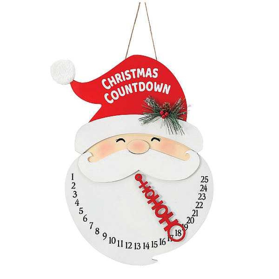 Department 56 Santa Countdown Sign Flourish