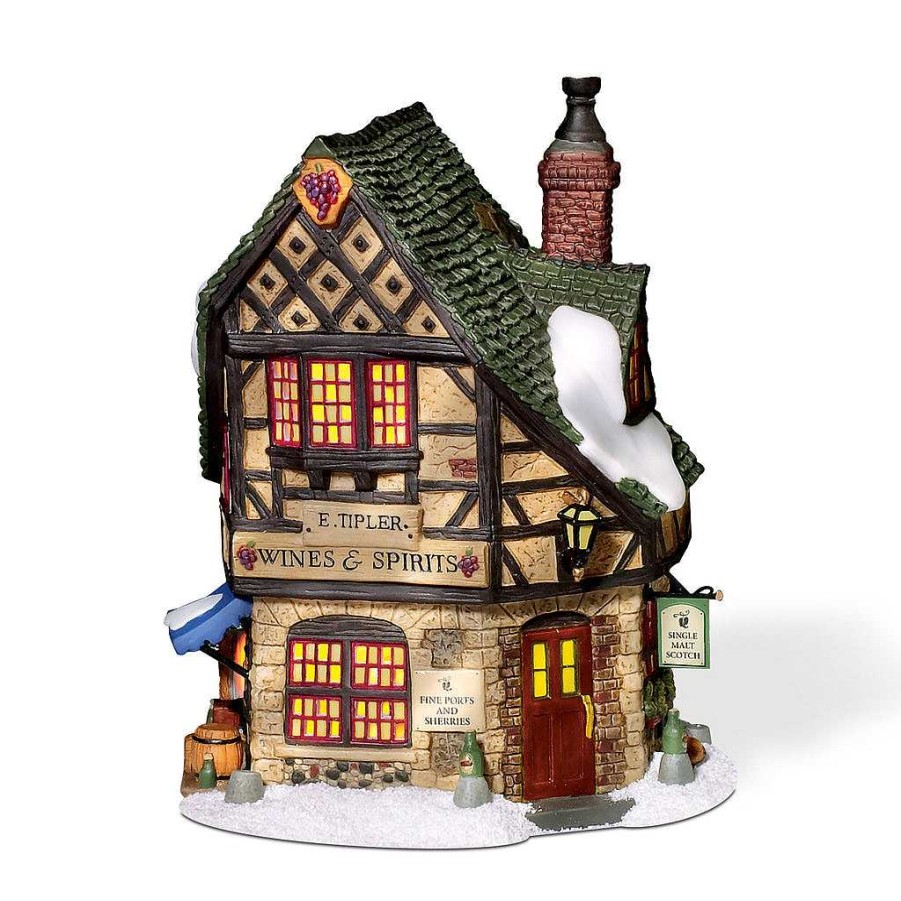 Department 56 E Tipler Agent Wine Spirits Dickens Village