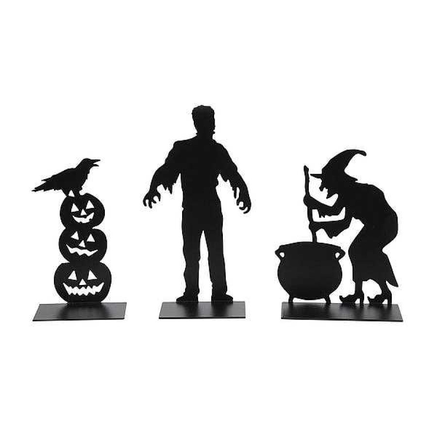 Department 56 Spooky Silhouettes St/3 Village Halloween Accessories