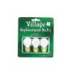 Department 56 Replacement 120V Round Lite Bulb-Set Of 3 Replacement Parts