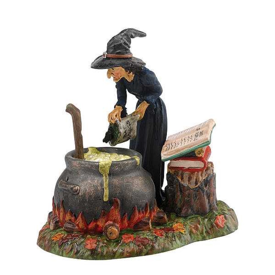 Department 56 Fire Burn & Cauldron Bubble Snow Village Halloween