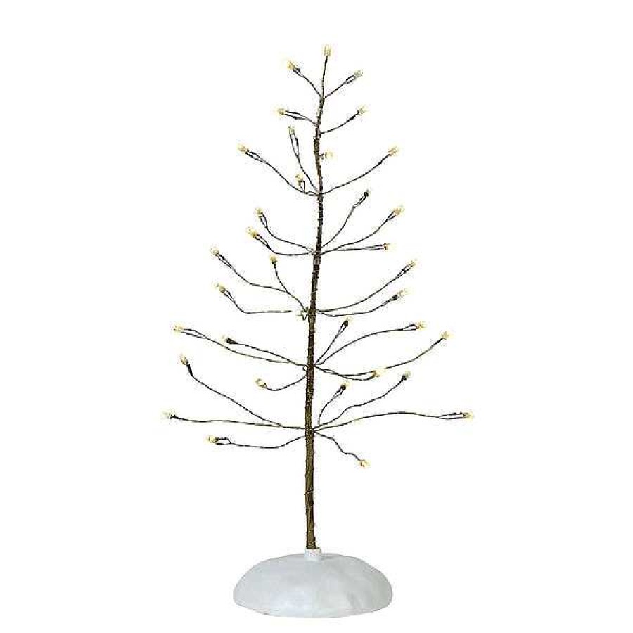 Department 56 Winter Brite Tree White Village Accessories