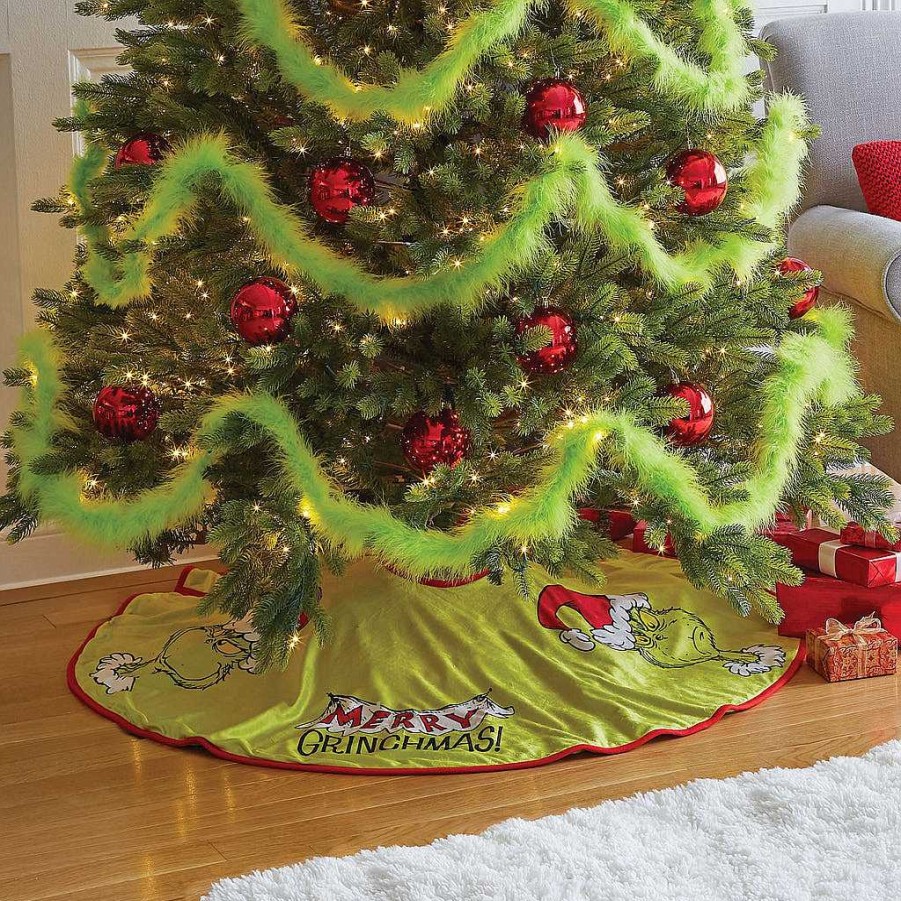 Department 56 Grinch Treeskirt Snowpinions