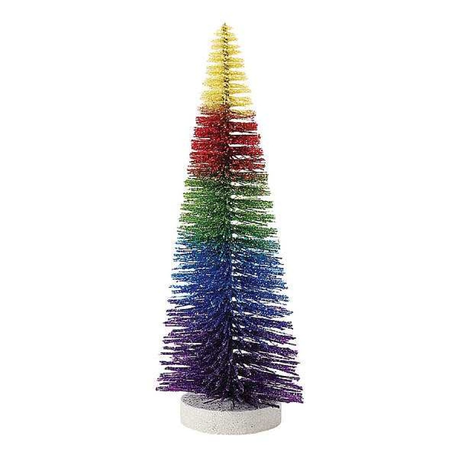 Department 56 Rainbow Glitter Tree Christmas Basics