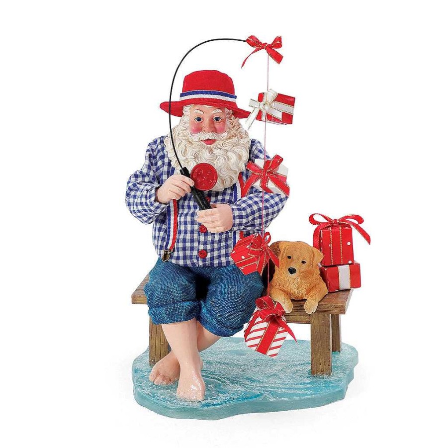 Department 56 Reel Nice New Santas