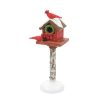 Department 56 Cardinal Christmas Bird Feeder Village Accessories