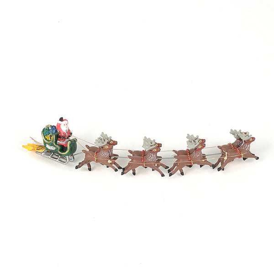 Department 56 Animated Flaming Sleigh & Reindeer Figure Replacement Parts