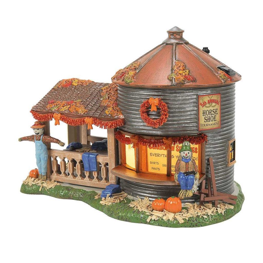 Department 56 Make & Take Scarecrow Shack Snow Village Halloween