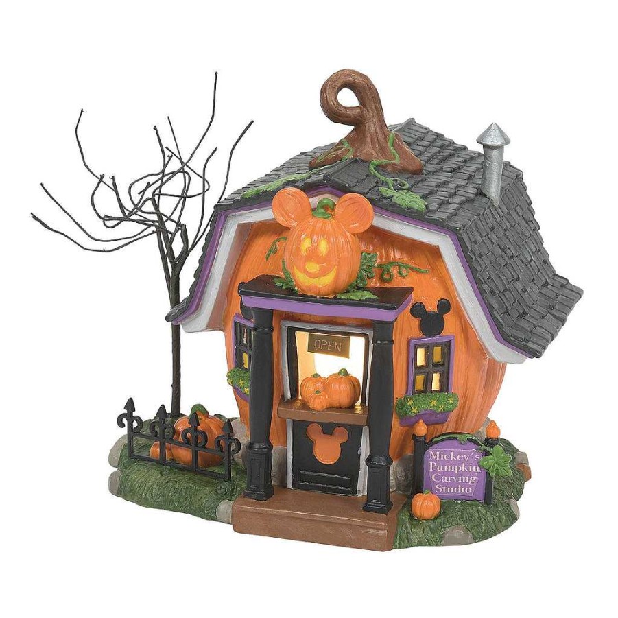 Department 56 Pumpkintown Carving Studio Disney Village