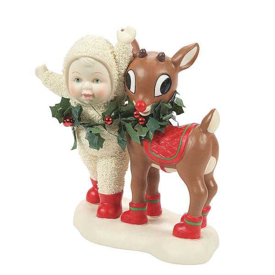 Department 56 Wrapped Up With Rudolph Snowbabies Guest